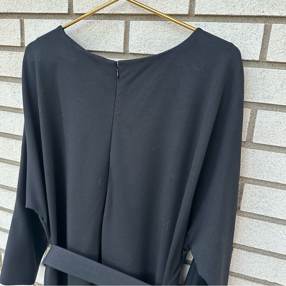 NWT Viktor & Rolf Black Little Black Dress Belted Fit Flare Pockets Italy 42 - Picture 5 of 13